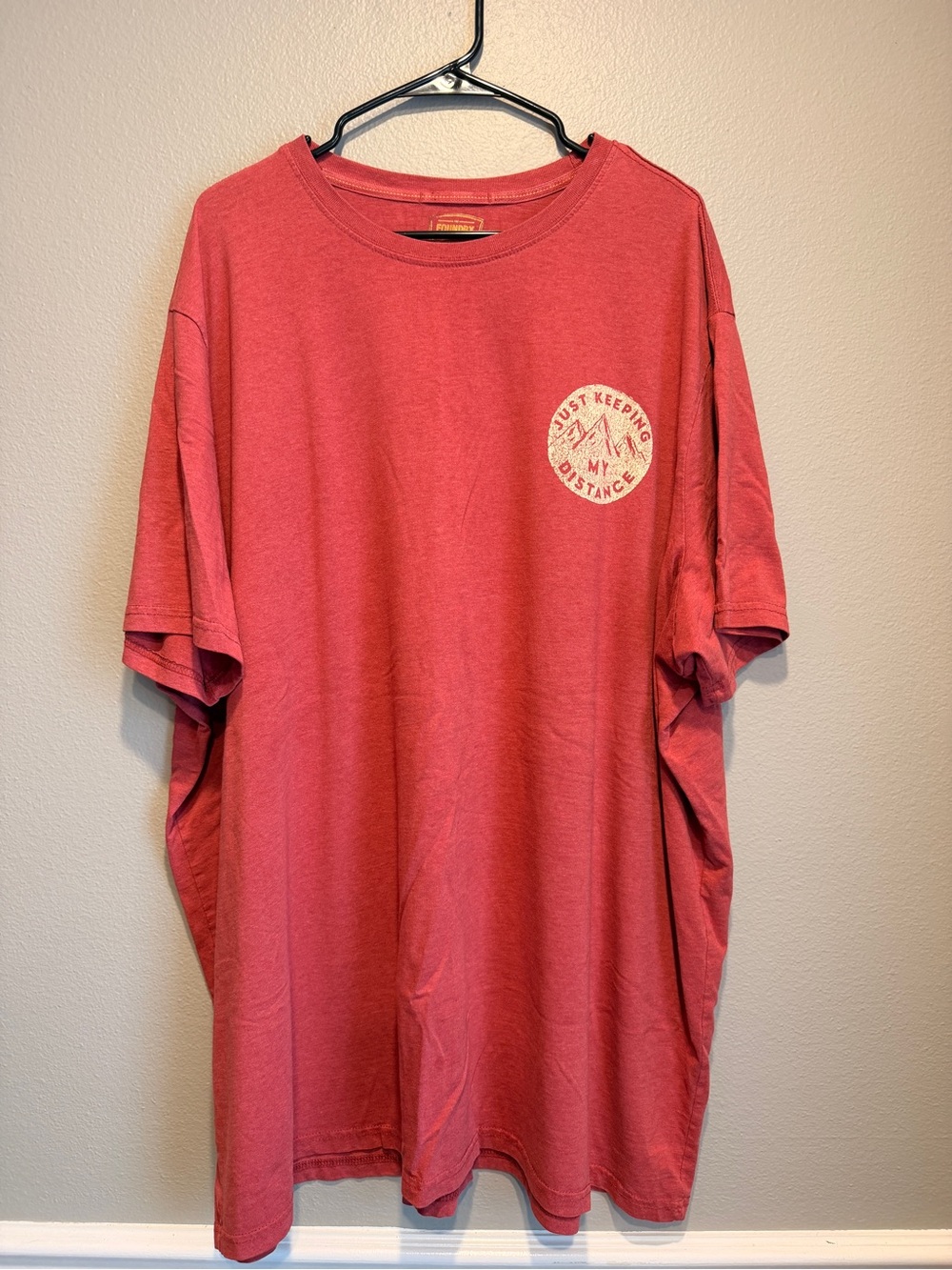 Foundry Supply Co. Just Keeping My Distance Mountain Graphic T-Shirt 3XL